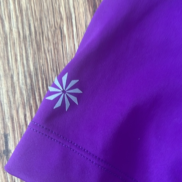 ATHLETA Cross it shortie Violet purple booty shorts - Picture 2 of 7